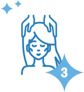 Lagano masiraj teme, kako bi se proizvod ravnomerno rasporedio.